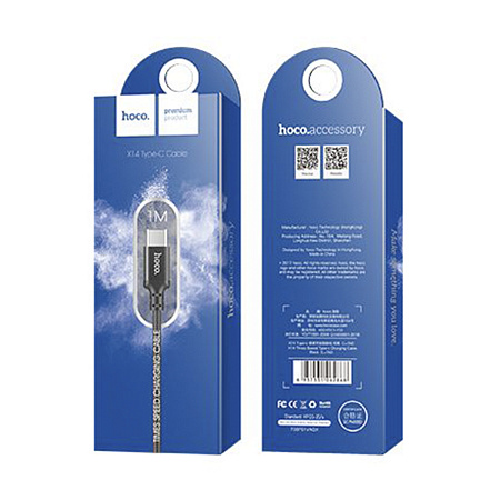 USB Кабель Type-C, HOCO, X14, черный