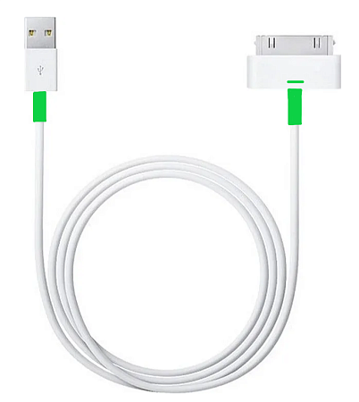 USB дата кабель для iPhone 4/4S, белый, 3m, Belk