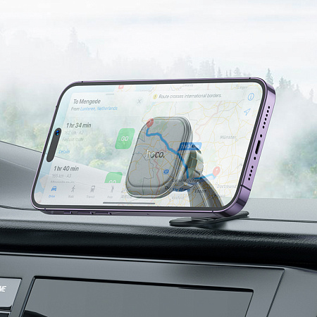Держатель автомобильный на торпеду магнитный, H30, HOCO, черный