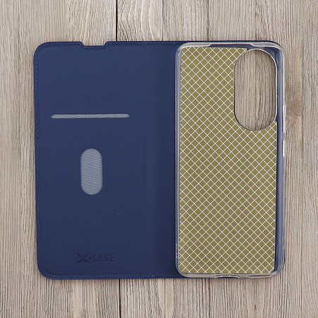 Чехол-книжка для Huawei Honor X7B/play 50 PLUS/PLAY 8T 5G, X-CASE, боковой, синий