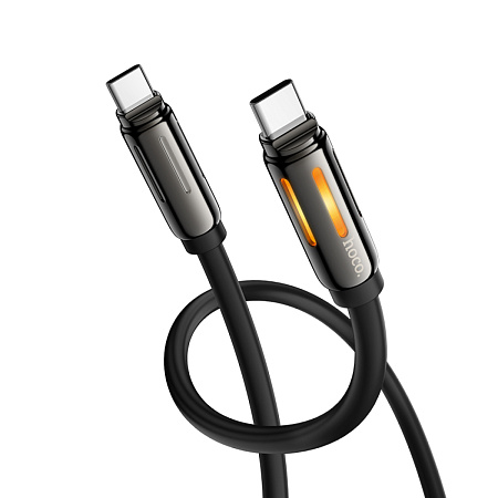 Кабель Type-C на Type-C, HOCO, HOCO, U136, 1.2м, 5A, черный