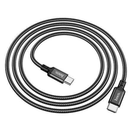 Кабель Type-C на Type-C, HOCO, X14, Fast Charge 60W, черный