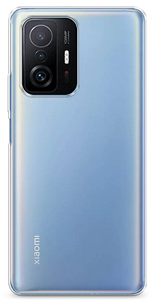 Чехол силиконовый для Xiaomi Mi 11T/Mi 11T Pro, X-CASE, прозрачный
