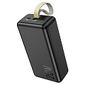 Универсальный Доп. Аккумулятор 30000mAh, J87B, HOCO, выход 1 USB (18W), 1 PD (20W), вход Micro/Type-C, черный