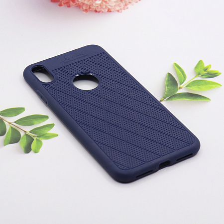 Чехол силиконовый для iPhone XS Max, Admire series protective case, HOCO, синий