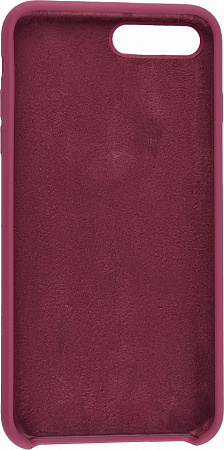 Чехол-накладка для iPhone 7 Plus/8 Plus, Silicon Case, малиновый коралл