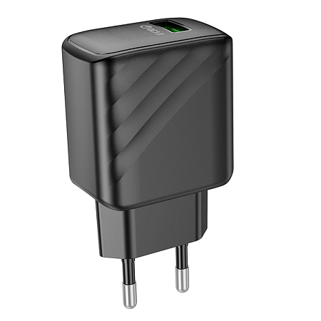 Сетевое зарядное устройство, 1 USB 3.0 QC 18W (CS21A), HOCO, черный