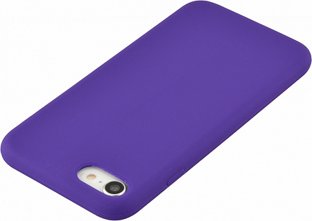 Чехол-накладка для iPhone 7/8/SE (2020), Silicon Case, фиолетовый