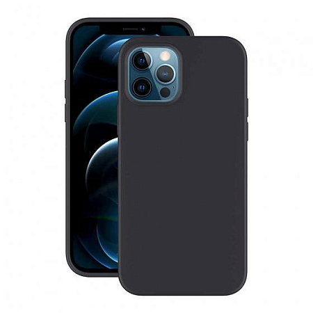 Чехол силиконовый для iPhone 12 (6.1)/12 PRO (6.1), X-CASE, черный