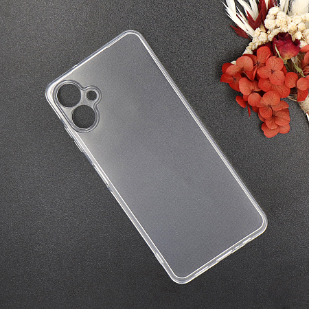 Чехол силиконовый для Samsung Galaxy A06, с защитой камеры, X-CASE, прозрачный