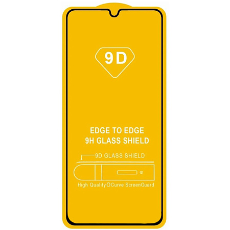 Защитное стекло на Samsung Galaxy A14 (4G), 9D, черный, X-CASE