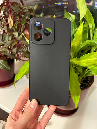 Чехол силиконовый для Realme C51/C53/Note 50 (4G)/Narzo N53, с защитой камеры, X-CASE, черный