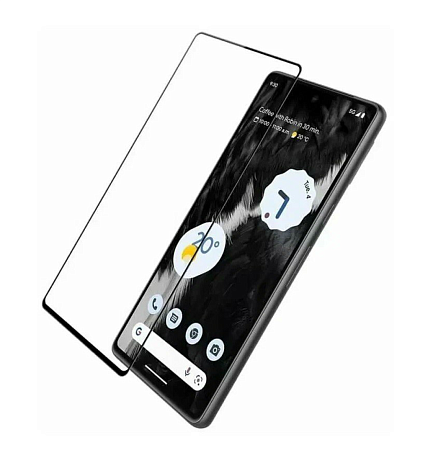Защитное стекло на Google Pixel 7, черное, X-CASE