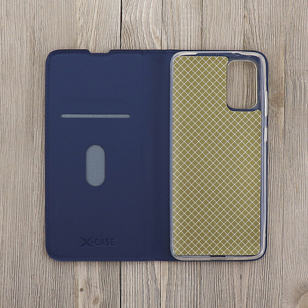 Чехол-книжка для Samsung Galaxy S20 Plus/S11, X-CASE, боковой, синий