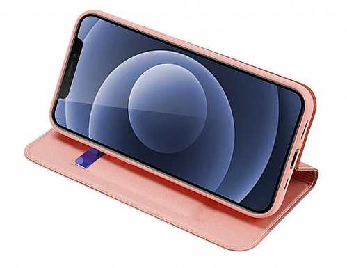 Чехол-книжка для iPhone 12/12 Pro (6.1), DU DU, боковой, розовый