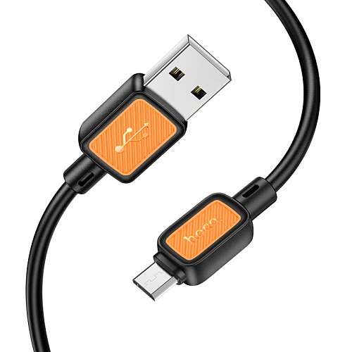 USB Кабель Micro, HOCO, X108, черный