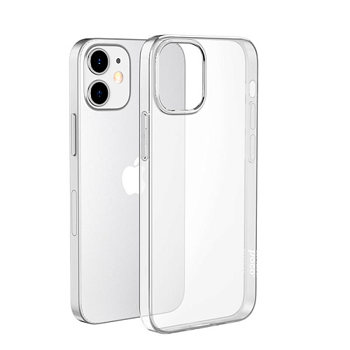 Чехол силиконовый для iPhone 12 Mini (5.4), X-CASE, прозрачный