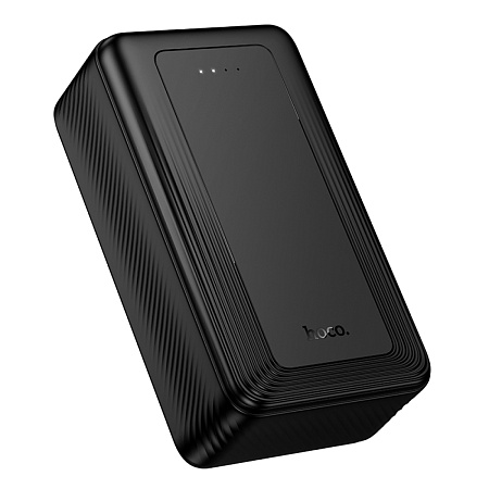 Универсальный Доп. Аккумулятор 30000mAh, J165B, HOCO, 2 USB (5V/2.0A), черный