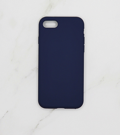 Чехол - накладка для iPhone 7/8/SE (2020), Silicon Case, без лого, темно-синий
