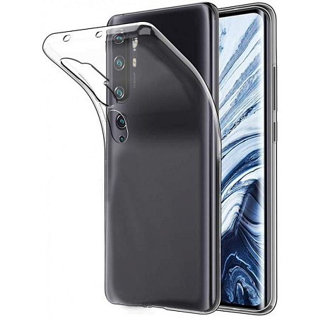 Чехол силиконовый для Xiaomi MI Note 10/Mi Note 10 Pro/CC9 Pro, прозрачный