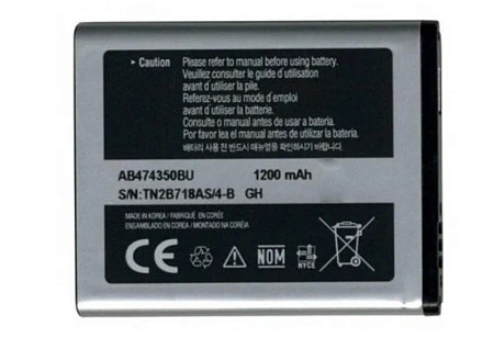 Аккумулятор для Samsung (AB474350BU) D780