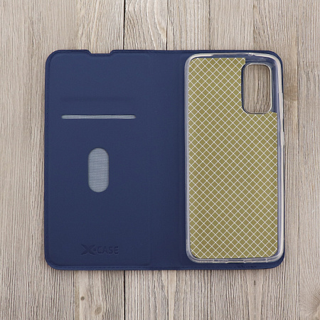 Чехол-книжка для Samsung Galaxy S20/S11E, X-CASE, боковой, синий