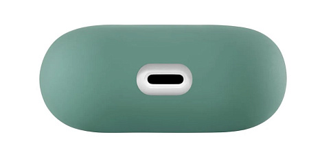 Чехол силиконовый для Airpods 3 case, X-CASE, зеленый лес (Pine Needle green)