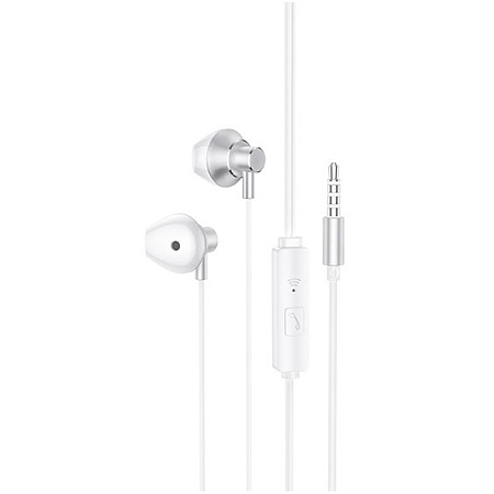 Проводные наушники M75 Belle Universal earphones, HOCO, белые