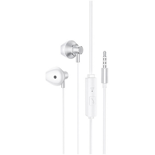 Проводные наушники M75 Belle Universal earphones, HOCO, белые