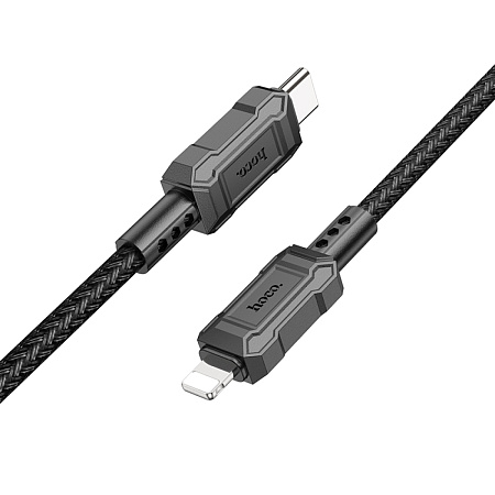 Кабель Lightning to Type-C (PD), HOCO, X94, 1м, 20W, черный