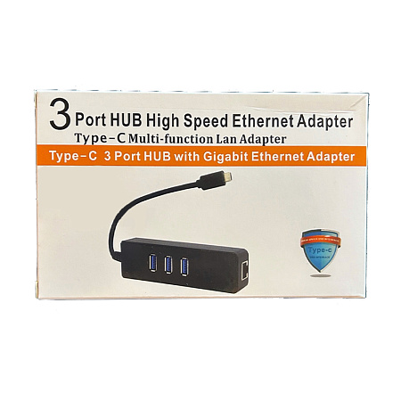 USB Hub  1 Type-C  3 USB 3.0+RJ45, 