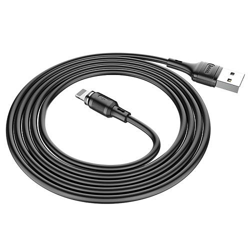 USB дата кабель Lightning, HOCO, X52, магнитный, черный