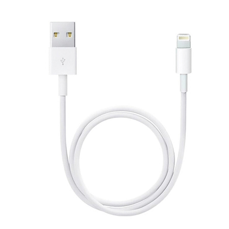 USB дата кабель Lighting, белый