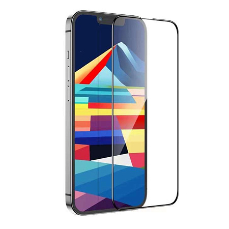 Защитное стекло для iPhone 15/16, G5, HOCO, Full screen silk screen HD tempered glass, черное