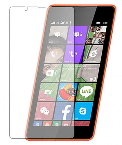 Защитное стекло на Microsoft Lumia 540, прозрачное, X-CASE