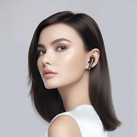 Беспроводные наушники EQ10 Plus, HOCO, вакуумные, c шумоподавлением, черный