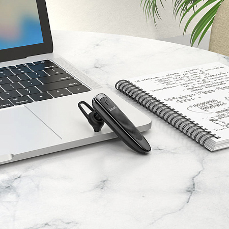 BT гарнитура Hoco, E60 (универсальная для всех телефонов), черный