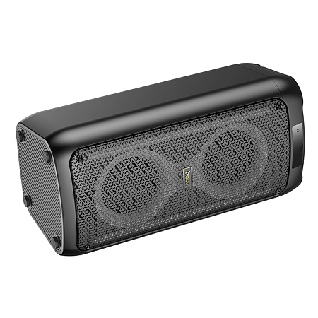 Колонка HA6, +1 проводной микрофон, Danny outdoor BT speaker, HOCO, черная