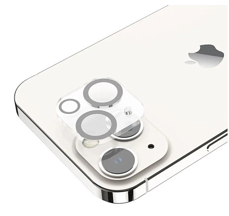 Защитное стекло на iPhone 14/14 Plus, G13, HOCO, на заднюю камеру, черное