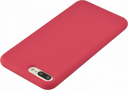 Чехол-накладка для iPhone 7 Plus/8 Plus, Silicon Case, бордовый