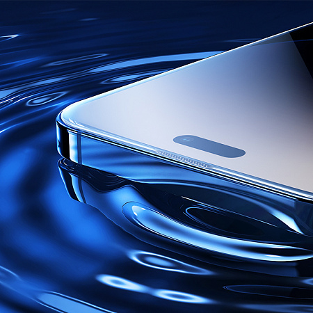 Защитное стекло для iPhone 14 Pro, A34, HOCO, 9D large arc dustproof glass, черное