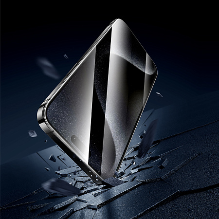 Защитное стекло для iPhone 15/16, A36, HOCO, 3D full screen HD tempered glass, черное