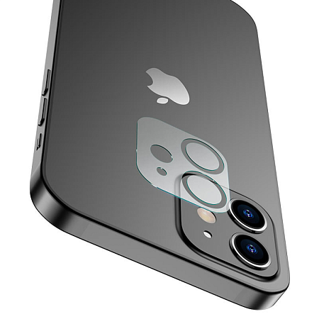 Защитное стекло на iPhone 12 mini (5.4) V11 2в1, HOCO, на заднюю камеру, прозрачное