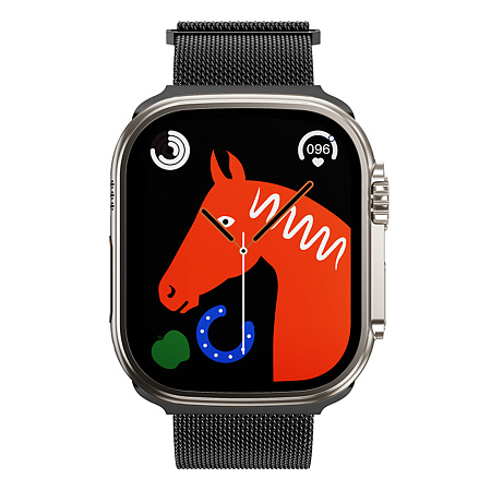 Ремешок на руку для Apple Watch 38/40/41/42 мм, HOCO, AS101, Milanese loop, магнитный, черный