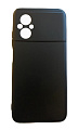Чехол силиконовый для Xiaomi Poco M4 (4G/5G), c защитой камеры, X-CASE, черный