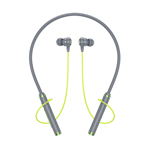 Беспроводные наушники ES72, HOCO, спортивные наушники с шейным ободком, серый
