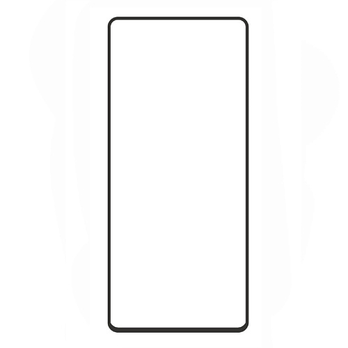 Защитное стекло на Google Pixel 8, прозрачное с черной рамкой, X-CASE
