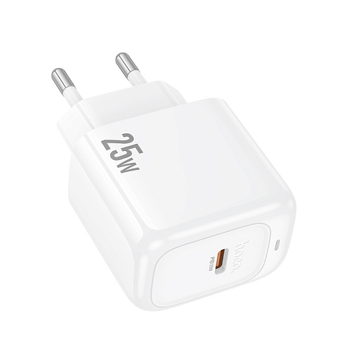 Сетевое зарядное устройство, 1 PD 25W (CS53A), HOCO, белый