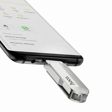 USB Flash Drive 32GB Smart Type-C (UD10) 2 в 1, скорость записи 15-30 МБ/С, скорость чтения 80-120МБ/С