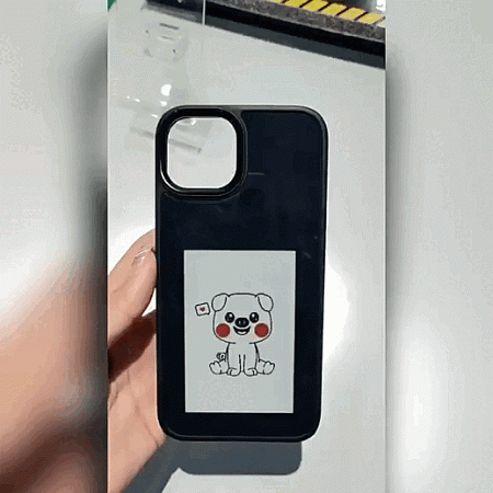 Чехол-накладка для iPhone 15, с экраном, без лого, X-CASE, черный